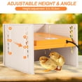 thumbnail image 4 of Eurhowing 10"x10" Chick Brooder Heater Plate, Adjustable Height & Angle Chicken Coop Heater, Energy Efficient Heating for Chicks, Ducks, Poult, 4 of 7