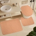 thumbnail image 6 of 4Pcs Elegant Mint Green Quatrefoil Shower Curtain Sets, Bathroom Set Decor with Non-Slip Bath Mat, Toilet Lid Rug and Contour Mat, 72 x 72inch, 6 of 8