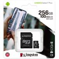 Kingston 256GB Canvas Select Plus microSDXC Card Up to 100MB/s A1