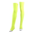 thumbnail image 2 of Extra-Long Knit Leg Warmers | Thick Yoga Socks for Pilates, Cold Weather & Home Comfort Under 5$, Hontri 31.5 Inch Length Leg Knit Over The Knee Extra , Yellow, One Size, 2 of 5