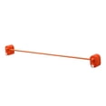 thumbnail image 1 of Toallero alargado moderno de color naranja para baño, barra individual montada en la pared, 1 of 8