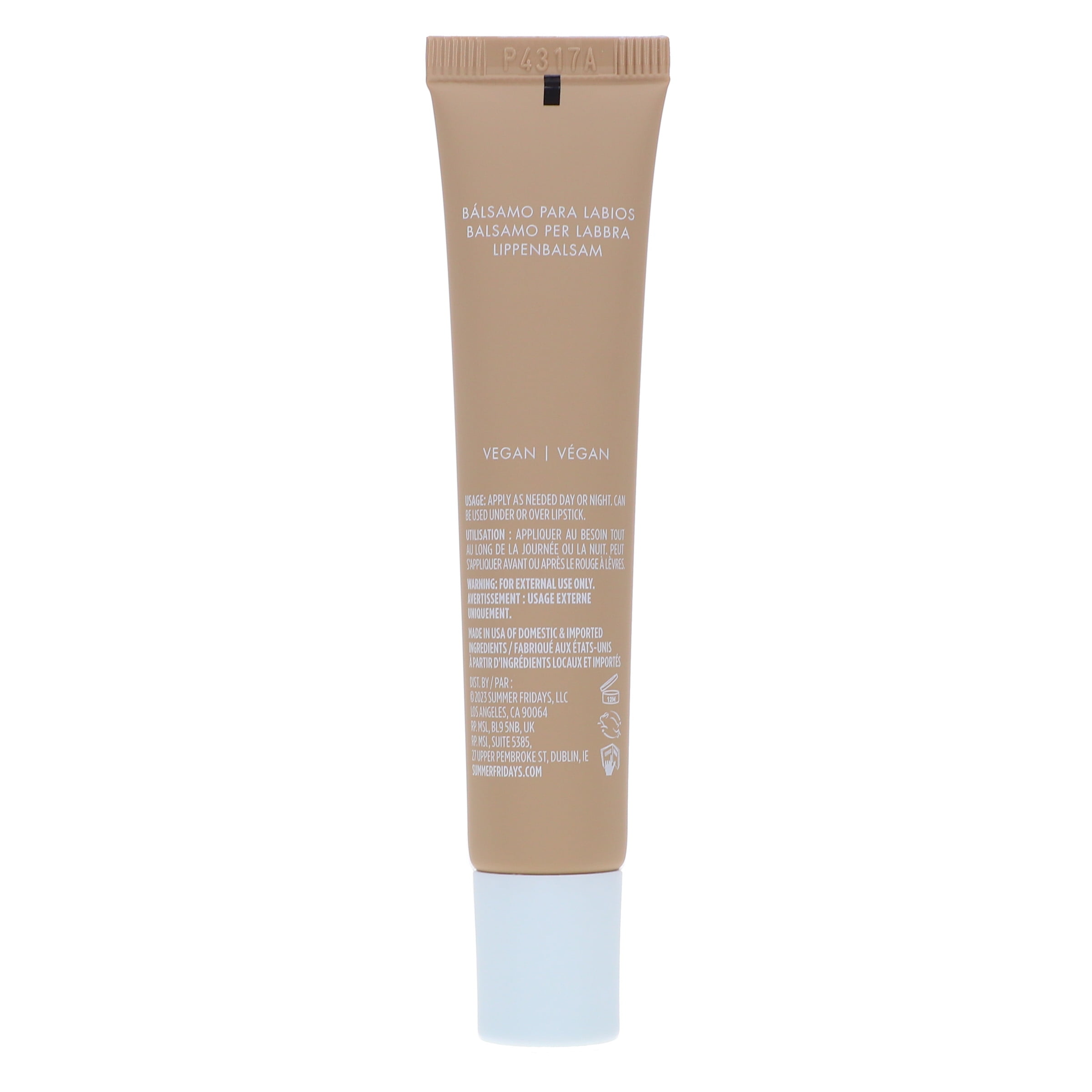Summer Fridays Lip Butter Balm Vanilla 0.5 oz