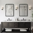 thumbnail image 3 of WallBeyond Wood Frame Farmhouse Bathroom Mirror for Wall Mounted, Home Decor, 20"×30", Black, 3 of 7