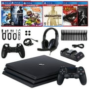 PS4 Pro 1TB Console with 6 Games and Accessories Kit