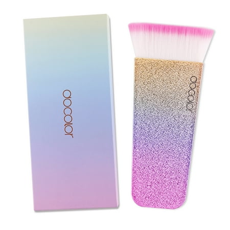 Pure Kabuki Brush - Docolor Professional Makeup Brushes Kabuki Flat Contour Trimming Blush Brush Face Make Up Cosmetic Tool