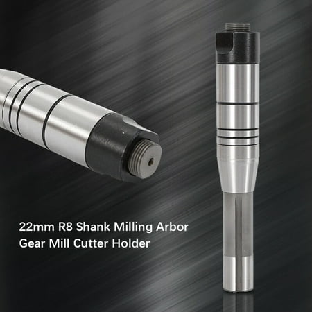 

TOOL1SHOoo 22mm R8 Shank Milling Arbor Gear Mill Cutter Holder Machine Tool Cutting Tool