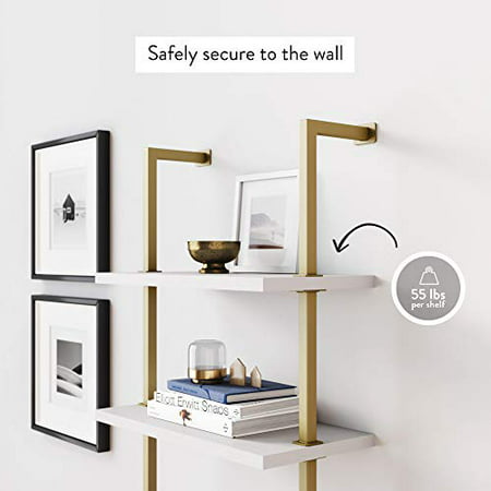 Nathan James Theo 5 Shelf Modern, How To Secure Leaning Bookcase Wall
