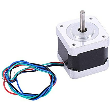 - 57oz-in 1Nm NEMA 17 Stepper Motor 1.3A 40mm DC12V 2-Phase 4000g.cm 4-Lead 1.8 Degree for CNC router or mill
