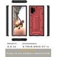 thumbnail image 2 of ArmadilloTek Vanguard Case Compatible with Samsung Galaxy Note10+ Plus Military Grade Full-Body Rugged with Built-in Kickstand [Screenless Version] - Red, 2 of 5