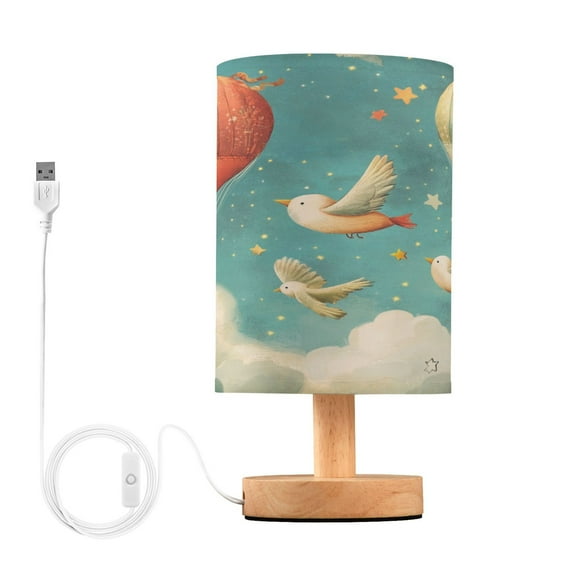 BZSMCE Lamp Modern White Bird Creative Patter Night Light