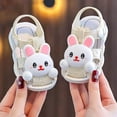 thumbnail image 2 of WAYUTE Girls Sandals Breathable Lightweight Non Soft Sole Walking Shoes for Toddler Kids Fashion Footwear Casual Outdoor, 2 of 5