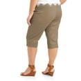 thumbnail image 5 of Just My Size Womens Plus Size 2 Pocket Pull on Capri Pant, 5 of 8