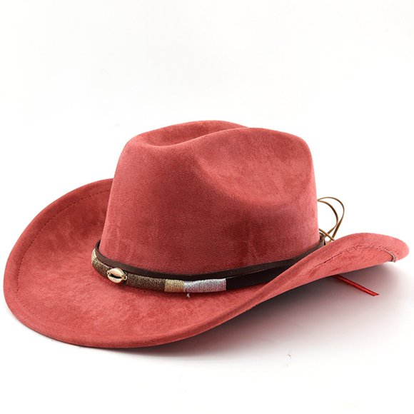 Western Outdoor Cowboy Hat with Curved Brim for Everyday Leisure Travel and Riding Adventures in Seasonal All-Year Wear