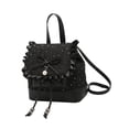 thumbnail image 2 of Mini mochila con cremallera suave, ligera e informal, ideal para , viajes y desplazamientos diarios. Negro, 2 of 9