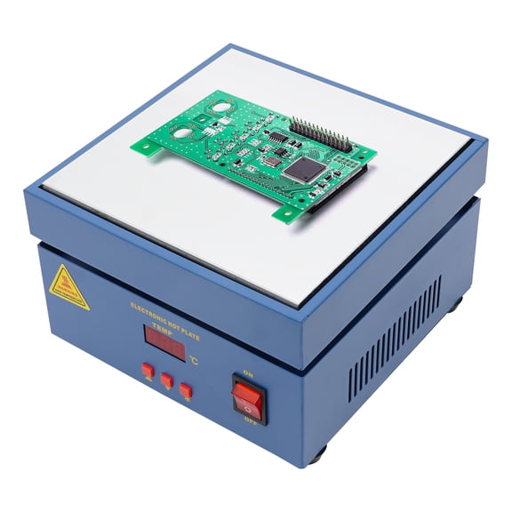 800W Preheat Soldering Station, Electronic Soldering Hot Plate, Welder Hot Plate Blue
