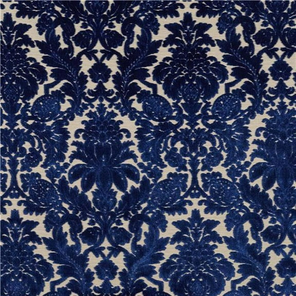 American Silk 25430 15.75 in. Florentine Handmade Silk Fabric Cloth, Royal Blue