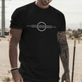 thumbnail image 2 of Sngxgn Mens Short Sleeve Round-Neck T-Shirt, Loose Casual Tops in Solid Colors, Soft and Breathable Basic Tees(Black,M), 2 of 5