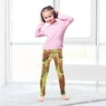 thumbnail image 5 of Girl's Legging Full-Length Colorful Print Tights For Dance Gym Everyday Wear Capybaras Are Eating Grass on The Farm, 5 of 8