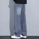 thumbnail image 5 of Puntoco Pantalones cargo de color sólido con bolsillos y cremallera, cintura elástica y largo completo para hombre, 5 of 5