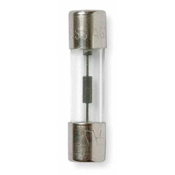 Eaton Bussmann Fuse,10A,Glass,AGX Series,PK5 AGX-10