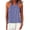 Purple, variant on Women's Halter Neck Tank Top Button Detail Sleeveless Blouse Casual Loose Fit Cotton Cami Top for Summer Daily Wear (Purple,S)