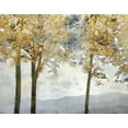 thumbnail image 2 of Nan 14x12 Black Ornate Wood Framed with Double Matting Museum Art Print Titled - Ridgetop View, 2 of 4