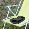 thumbnail image 2 of HOOWIFFY 1Pcs Black Plastic Arm Chair Tray For Relaxing And Lounging, 2 of 8
