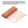 thumbnail image 5 of Uxcell Copper Mesh Blocker Stopper Mesh Fill Fabric Mesh 5ft x 5inch for Building Hole, 5 of 5
