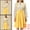 Yellow, variant on DARING DIVA Women's Cute High Waist Suspender Skirt Mini Dress M Yellow