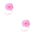 thumbnail image 3 of Yuarrent Tieback de cortina sin perforaciones, forma de flor bonita y elegante, decorativa para el hogar, dormitorio, parasol, cierre de Rosa 2piezas, 3 of 6