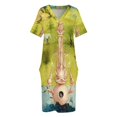 thumbnail image 4 of HD Garden of Eden by H. Bosch H INITION Loose Pocket Dress dresses summer women's summer dress 2025, 4 of 7