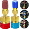 thumbnail image 1 of A/c R1234yf Quick Coupler Connector Adapters High/low Manifold Ac Gauge Auto Set(free Shipping), 1 of 4