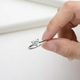 thumbnail image 5 of Eclet Jewels Heart Cut 1.9 Ct VVS1 Moissanite Ring - Solitaire Engagement Prong Set Ring - Anniversary Proposal Delicate Ring for Valentine's Day Gift - Custom Ring for Her, 5 of 8