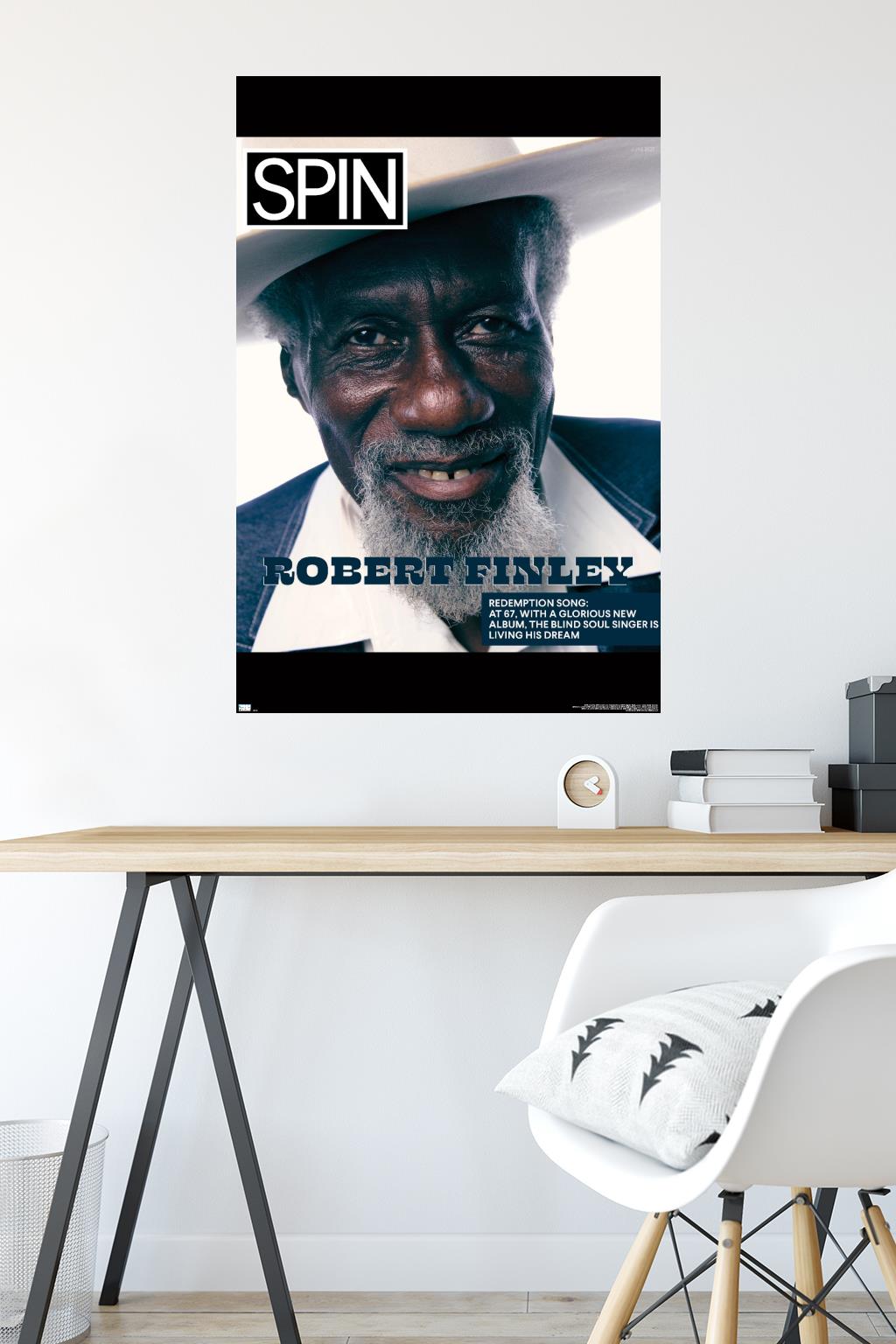 SPIN Magazine - Robert Finley 21 Wall Poster, 22.375" x 34"