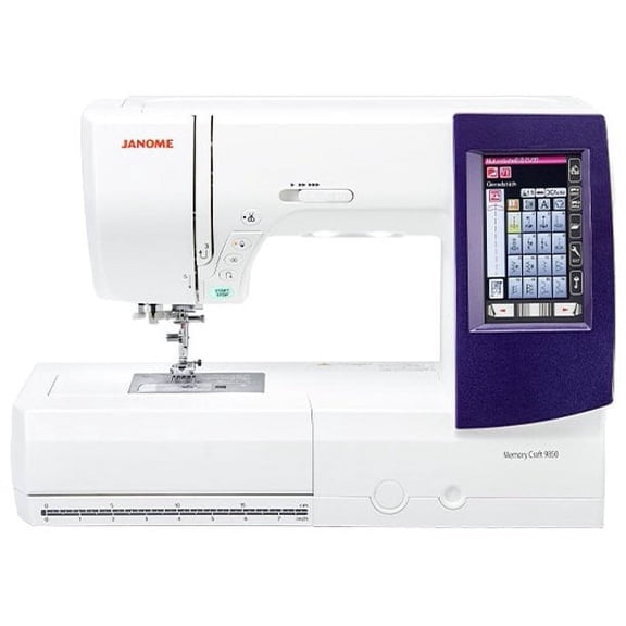 Restored Premium Janome Horizon Memory Craft 9850 Embroidery and Sewing Machine   Warranty (Refurbished)