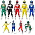thumbnail image 2 of Monos para niños para disfraz de Power Rangers Mighty Morphin, trajes de disfraces-i, 2 of 2