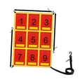 thumbnail image 1 of koolsoo Adjustable Baseball Strike Zone Target Net Practice Baseball Softball Target Yellow Stripe, 1 of 9
