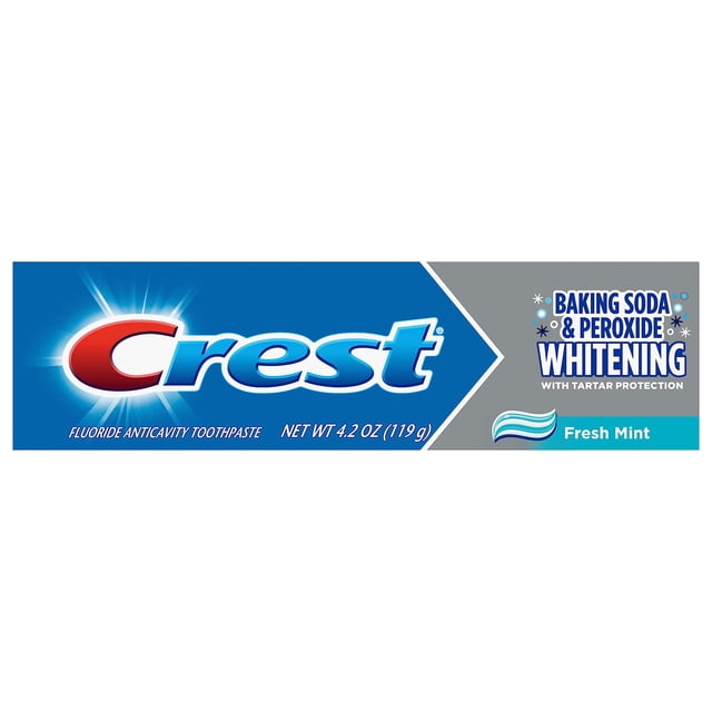 Pasta de dientes Crest Bicarbonato de Sodio y Peróxido Blanqueadora 125ml