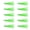 Green, variant on CEORPER 10pcs 90mm Fishing Lures Luminous Octopus Soft Baits Rubber Squid Lures