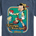 thumbnail image 3 of Pinocchio - No Strings Attached - Men's Short Sleeve Graphic T-Shirt, 3 of 5
