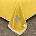 thumbnail image 6 of QTOCIO Soft Fuzzy Warm Fuzzy Blankets Couch Fleece Blankets Bed Cozy Machine Washable Thick Comfy, Yellow, 150x200cm/59x78.74in, 6 of 6