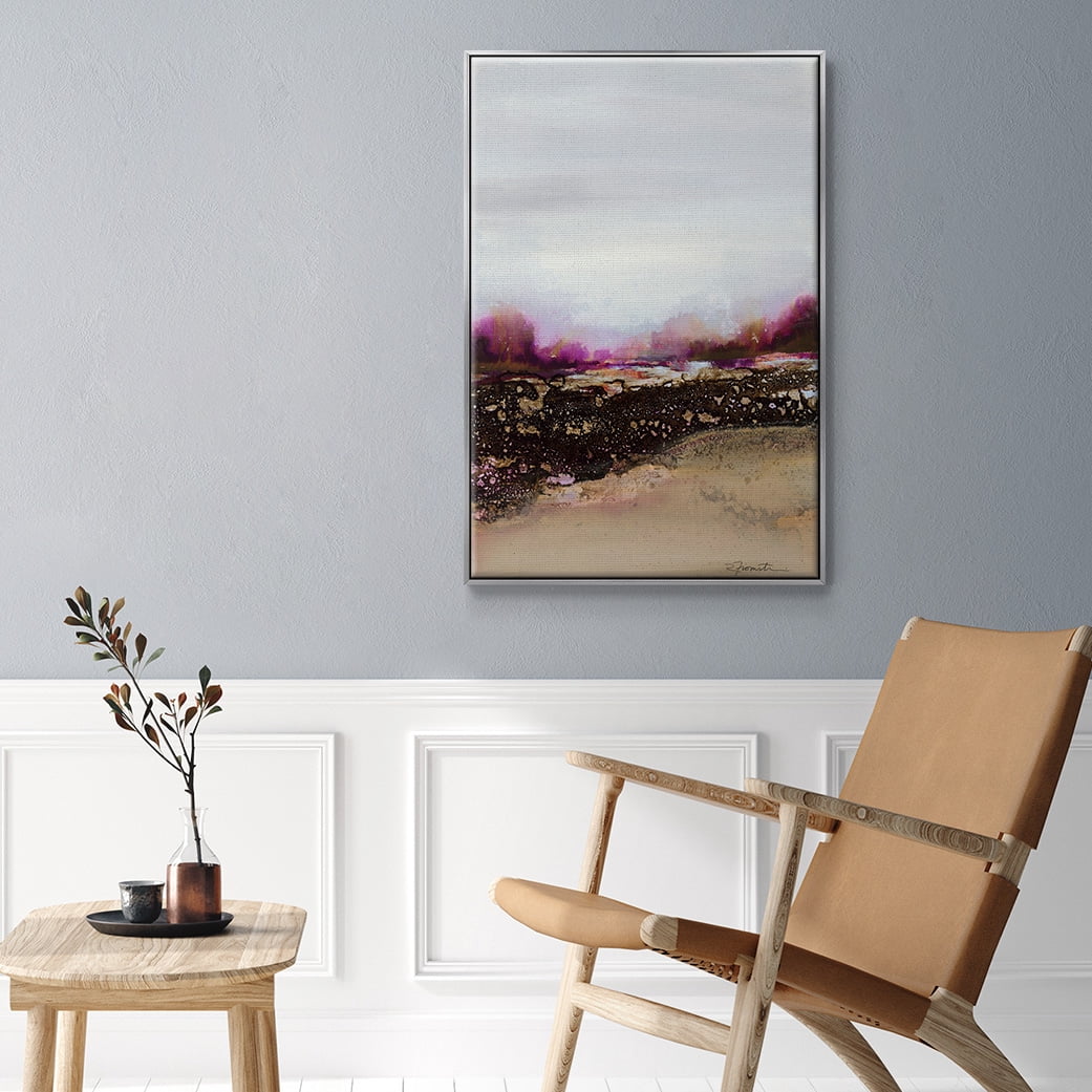 Reflections of My Mind Framed Premium Gallery Wrapped Canvas - Ready to Hang - 25 x 37 - Silver Floating Frame