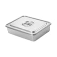 thumbnail image 3 of Tnarru Cake Pan with Cover Rectangular Stainless Steel Nonstick with Lid DIY Baking Pan 29cmx23.5cm, 3 of 8