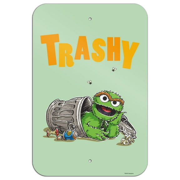 Sesame Street Trashy Oscar the Grouch Home Business Office Sign