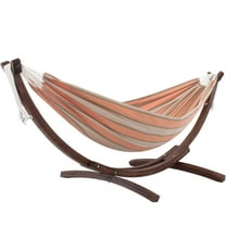 Double Sunbrella® Hammock with Solid Pine Stand