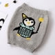 thumbnail image 5 of Pantalones de bebé suaves con diseño de dibujos animados para niños, pantalones cortos de cintura alta doble, pantalones de lana oblicuos con hilo de lana, 5 of 5