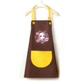 thumbnail image 2 of ZACPNCV Kids Apron Adjustable Children Chef Art Smock with Pocket for Girl Boy Activity Coffee 3-5 Years, 2 of 4