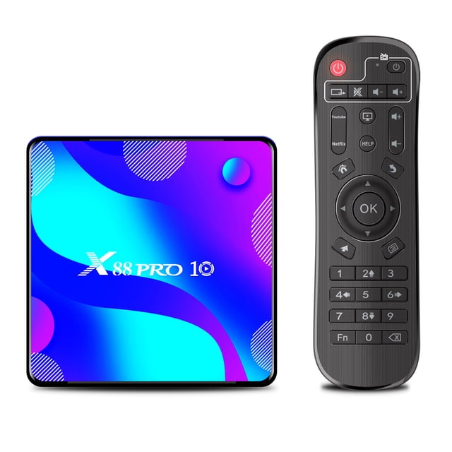 Caja de TV inteligente X88 PRO 10 Android 10.0 UHD 4K