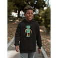 thumbnail image 2 of Standing Robot Hoodie Juniors -Image by Shutterstock,  Small, 2 of 4