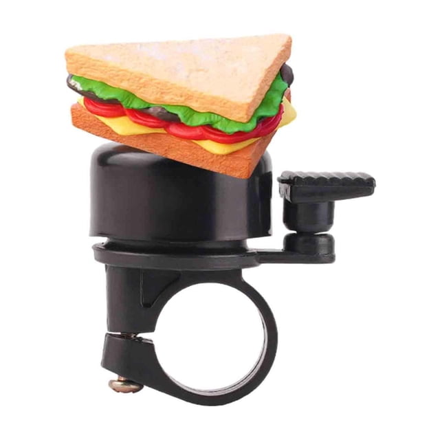 Timbre de bicicleta para manillar de bicicleta, regalo para niñas y niños. Sándwich